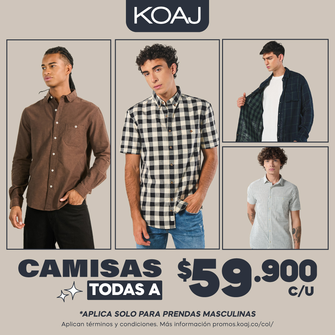 ¡ CAMISAS A $59.900 !