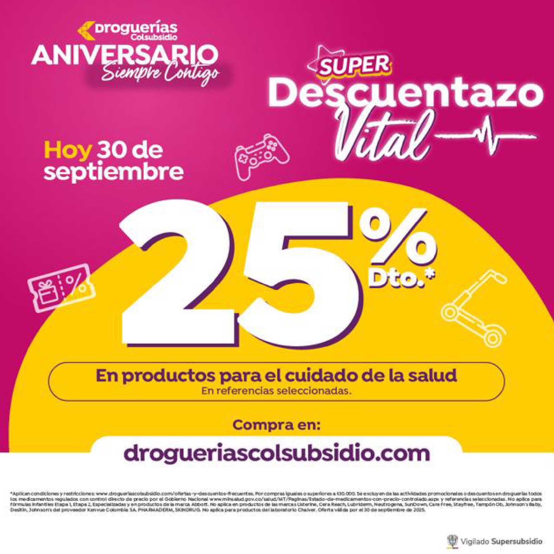 ¡ DESCUENTOS DEL 25% !