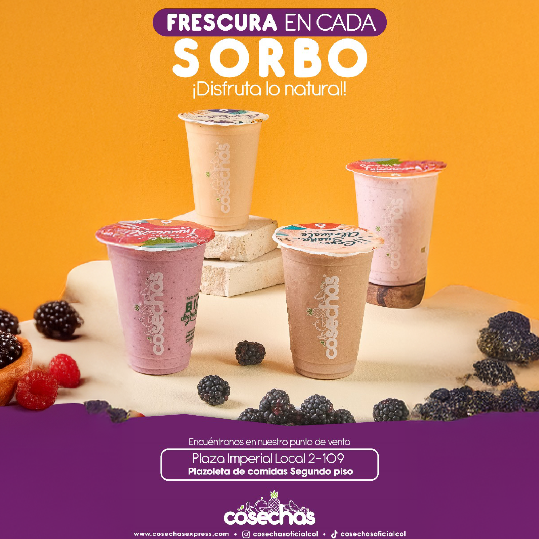 ¡ FRESCURA EN CADA SORBO !