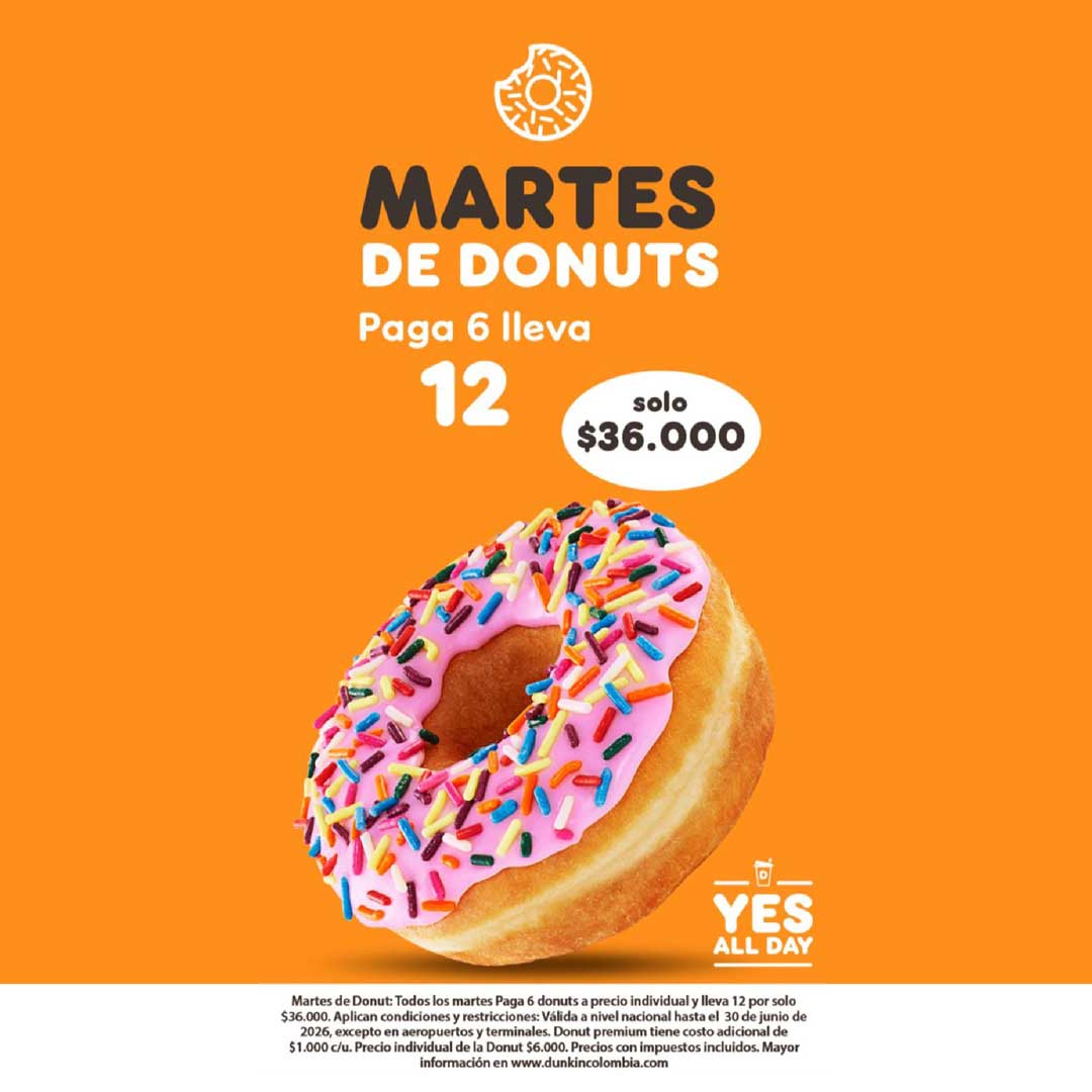 ¡ MARTES DE DONUTS !