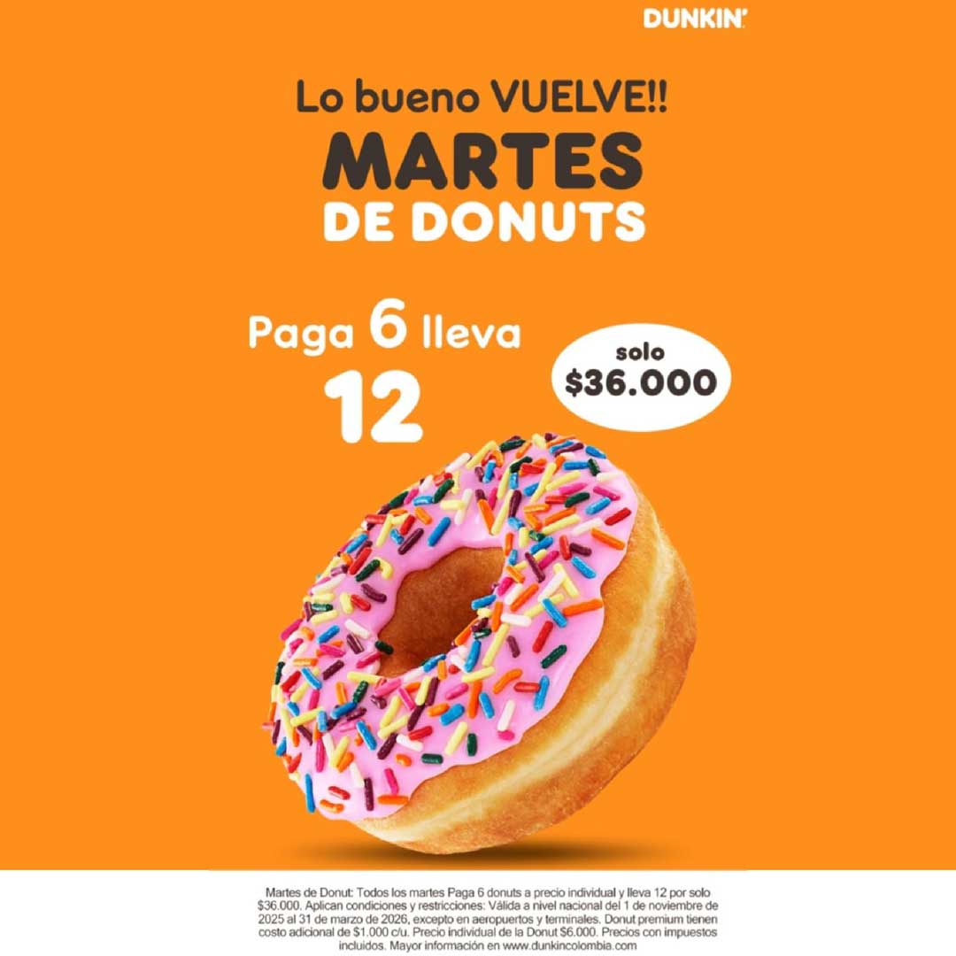 ¡ MARTES DE DONUTS !