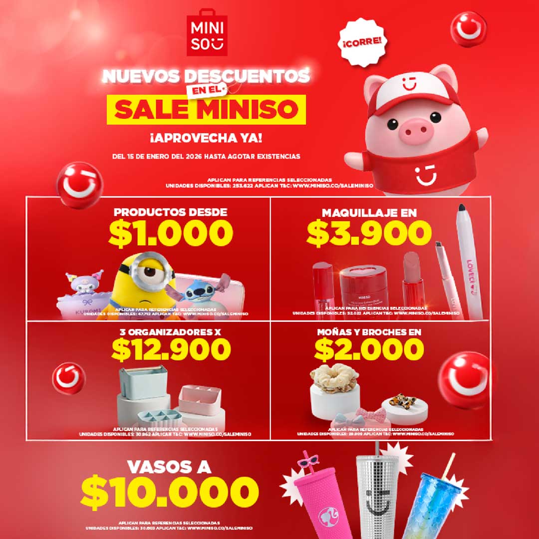 ¡ SALE MINISO !
