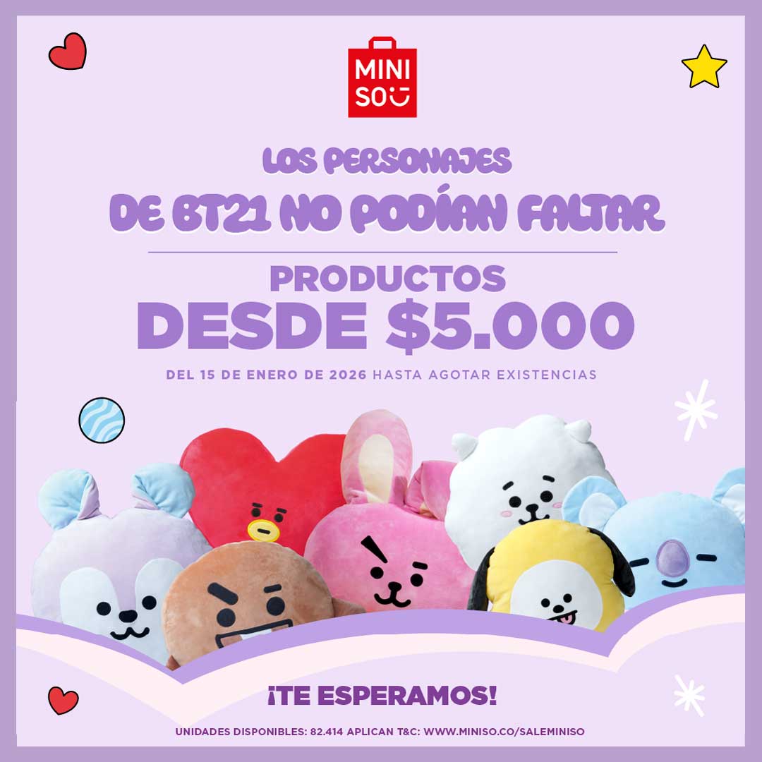 ¡ LOS PERSONAJES DE BT21 !