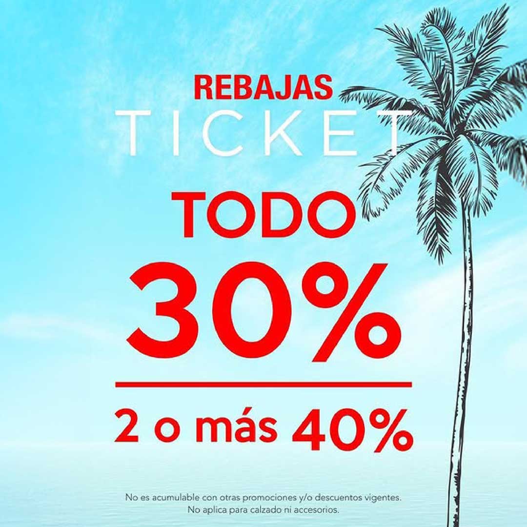 ¡ TODO AL 30% !