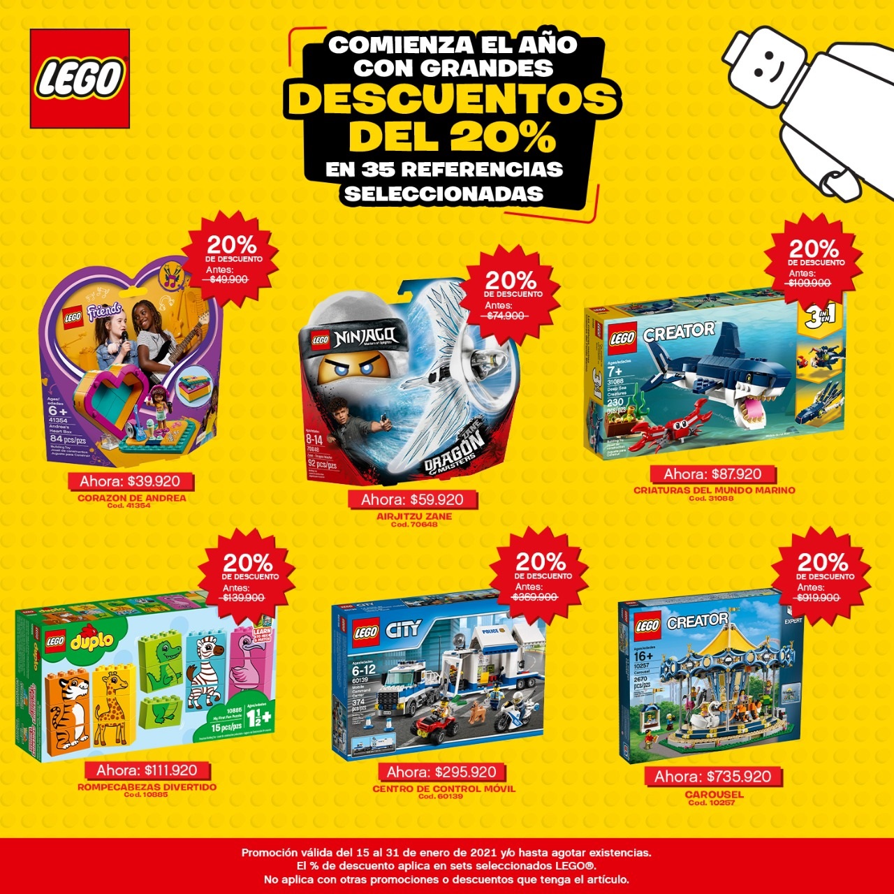 Carrefour promocion store lego 2020