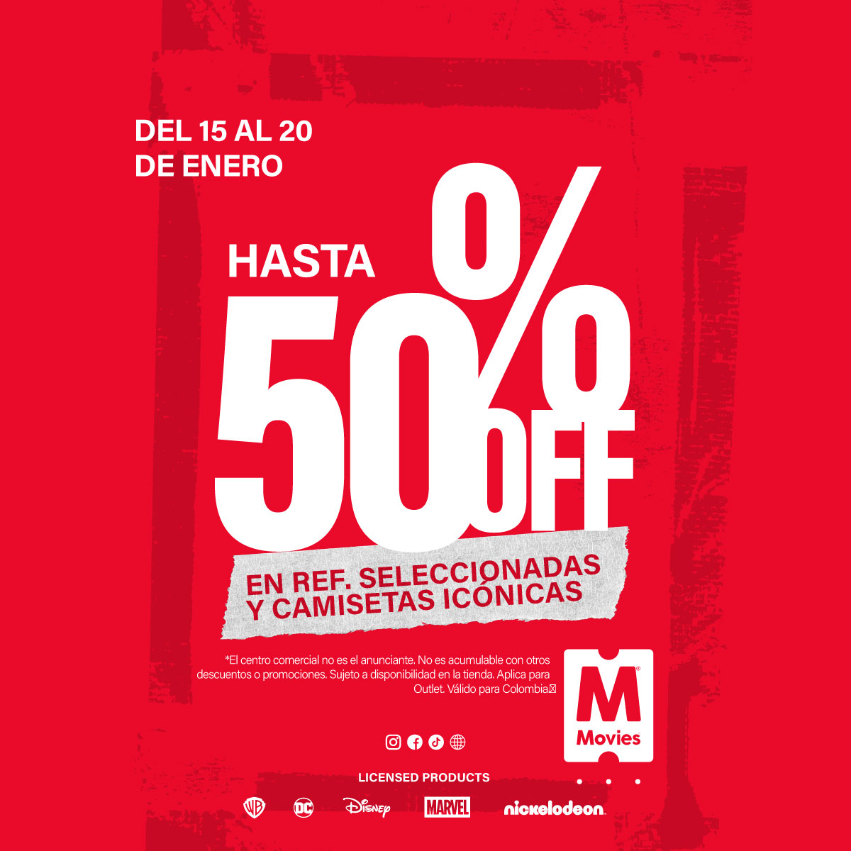 ¡ HASTA EL 50% !